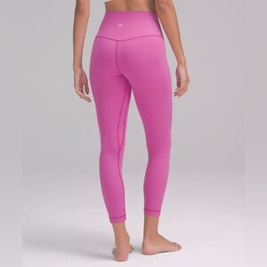 Lululemon double‎ lined Align high rise leggings, Barbie pink size 10